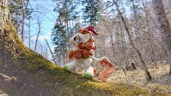 Size: 2048x1152 | Tagged: safe, photographer:pakapaka1993, autumn blaze, kirin, g4, irl, japan, photo, plushie, solo