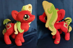 Size: 4397x2918 | Tagged: safe, artist:starfulstitches, applejack (g3), earth pony, pony, g3, female, irl, mare, photo, plushie, solo