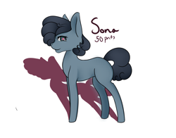 Size: 2763x2171 | Tagged: safe, artist:minckies, oc, oc only, earth pony, pony, earth pony oc, high res, simple background, solo, white background