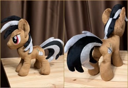 Size: 5120x3544 | Tagged: safe, artist:egalgay, oc, earth pony, pony, irl, male, photo, plushie, solo, stallion