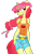 Size: 791x1024 | Tagged: safe, artist:krazykari, artist:trollie trollenberg, color edit, edit, apple bloom, earth pony, anthro, g4, clothes, colored, denim, denim shorts, older, older apple bloom, shorts, simple background, solo, tank top, transparent background