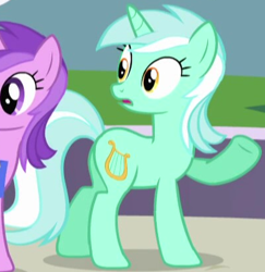 Size: 402x414 | Tagged: safe, screencap, amethyst star, lyra heartstrings, sparkler, pony, unicorn, friendship is magic, g4, background character, background pony, cropped, female, horn, mare, solo focus