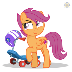 Size: 4000x4000 | Tagged: safe, artist:r4hucksake, scootaloo, pegasus, pony, g4, base used, helmet, looking back, older, older scootaloo, scooter, simple background, solo, teenager, transparent background