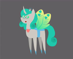 Size: 5116x4197 | Tagged: safe, artist:cabinet chief assistant k, queen chrysalis, changeling, changeling queen, pony, g4, absurd resolution, duchess chrysalis, female, glasses, good queen chrysalis, grin, jewelry, mare, mirror universe, pointy ponies, regalia, reversalis, simple background, smiling, solo, vector