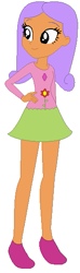 Size: 165x556 | Tagged: safe, artist:selenaede, artist:user15432, human, equestria girls, g4, base used, clothes, daffinee toilette, dress, equestria girls style, equestria girls-ified, hand on hip, pink dress, pinky dinky doo, purple hair, red shoes, shoes