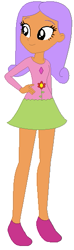 Size: 165x556 | Tagged: safe, artist:selenaede, human, equestria girls, g4, base used, clothes, daffinee toilette, dress, equestria girls style, equestria girls-ified, hand on hip, pink dress, pinky dinky doo, purple hair, red shoes, shoes