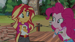 Size: 1920x1080 | Tagged: safe, edit, edited screencap, screencap, pinkie pie, sunset shimmer, human, equestria girls, g4, my little pony equestria girls: legend of everfree, animated, candy, cotton candy, dubbing, food, imagination, latin american, lollipop, lollipop (song), meme, mika, pinkie's mindspace, song reference, spanish, video, webm