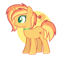 Size: 1920x1664 | Tagged: safe, artist:donquani, oc, oc only, pony, unicorn, base used, choker, colored pupils, female, freckles, mare, offspring, parent:big macintosh, parent:sunset shimmer, parents:shimmermac, simple background, solo, transparent background