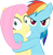 Size: 2000x2021 | Tagged: safe, artist:yoditax, fluttershy, rainbow dash, pegasus, pony, g4, 2011, artifact, duo, duo female, female, high res, hug, lesbian, ship:flutterdash, shipping, simple background, transparent background