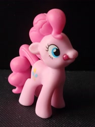 Size: 3120x4160 | Tagged: safe, photographer:hollyn, pinkie pie, earth pony, pony, g4, blind bag, photo, tongue out, toy