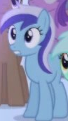 Size: 97x171 | Tagged: safe, screencap, minuette, pony, unicorn, friendship is magic, g4, animation error, background character, background pony, cropped, earth pony minuette, female, mare, missing horn, solo focus