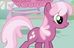 Size: 618x401 | Tagged: safe, screencap, cheerilee, earth pony, pony, g4, season 1, season 2, cropped, female, intro, mare, solo