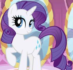 Size: 1082x1041 | Tagged: safe, screencap, rarity, pony, unicorn, g4, season 1, season 2, cropped, female, horn, intro, mare, solo