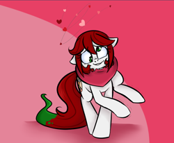 Size: 724x597 | Tagged: safe, artist:palette-swap, oc, oc:palette swap, pony, dizzy, heart, red hair, solo