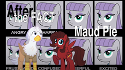 Size: 1280x720 | Tagged: safe, artist:mlp-silver-quill, maud pie, oc, oc:ink rose, oc:silver quill, after the fact, after the fact:maud pie, g4, cute, maudhouse, multeity, ocbetes, title card