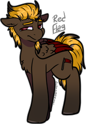 Size: 1274x1826 | Tagged: safe, artist:sexygoatgod, oc, oc only, oc:red flag, pegasus, pony, male, simple background, solo, stallion, transparent background