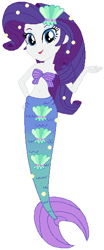 Size: 236x567 | Tagged: safe, artist:ocean lover, artist:selenaede, rarity, human, mermaid, equestria girls, g4, scare master, season 5, bare shoulders, base used, belly button, bra, clothes, costume, dress, fins, fish tail, hair ornament, mermaid lovers, mermaid tail, mermaidized, mermarity, mermay, midriff, nightmare night costume, purple hair, rarity's mermaid dress, seashell, seashell bra, simple background, species swap, tail, tail fin, white background