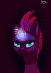 Size: 2480x3508 | Tagged: safe, artist:allenwhyhost, artist:seekernight, tempest shadow, pony, unicorn, g4, high res, solo