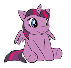 Size: 1068x1012 | Tagged: safe, artist:incredisenn, twilight sparkle, alicorn, plush pony, pony, g4, funny, joke, meme, plushie, reference, simple background, solo, twilight sparkle (alicorn), white background, wrong color