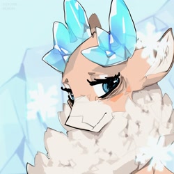 Size: 2048x2048 | Tagged: safe, artist:stercore_murum, velvet (tfh), deer, reindeer, them's fightin' herds, community related, female, high res, solo