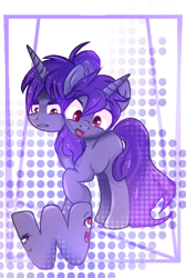 Size: 690x1024 | Tagged: safe, artist:diniarvegafinahar, pony, unicorn, alphabet lore, conjoined, conjoined twins, crossover, duality, female, mare, multiple heads, open mouth, ponified, raised hoof, self paradox, self ponidox, siblings, sisters, species swap, twins, two heads, unamused, w