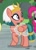 Size: 217x304 | Tagged: safe, screencap, pinkie pie, somnambula, pegasus, pony, g4, shadow play, cropped, egyptian, egyptian headdress, egyptian pony, female, shocked, shocked expression, shocked eyes