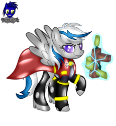 Size: 3840x4154 | Tagged: safe, artist:damlanil, oc, oc:lady lightning strike, pegasus, pony, boots, clothes, commission, eggman empire of equestria, female, gloves, high heel boots, high heels, latex, latex clothes, latex gloves, latex socks, latex suit, mare, raised hoof, rubber, shiny, shoes, show accurate, simple background, socks, solo, spread wings, suit, transparent background, vector, wings