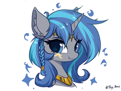 Size: 2732x2048 | Tagged: safe, artist:tinybenz, oc, oc only, oc:cork, pony, unicorn, cute, egyptian, female, high res, long mane, mare, simple background, solo, white background