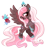 Size: 1779x1916 | Tagged: safe, artist:dixieadopts, oc, oc:primrose, pegasus, pony, anklet, colored wings, crown, ear piercing, earring, eyeshadow, female, flying, gradient mane, gradient tail, hoof shoes, jewelry, lidded eyes, long mane, long tail, makeup, mare, multicolored wings, offspring, open mouth, parent:fluttershy, parent:king sombra, parents:sombrashy, piercing, red eyes, regalia, simple background, smiling, solo, sparkly mane, sparkly tail, spread wings, tail, transparent background, wings