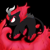 Size: 2048x2048 | Tagged: safe, artist:bluemoon, kirin, nirik, fire, high res, lineless, solo