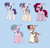 Size: 4215x4045 | Tagged: safe, artist:bloodymrr, oc, hybrid, original species, pony, adoptable, cat tail, cute, tail