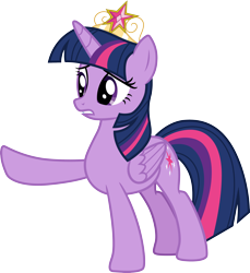 Size: 3000x3281 | Tagged: safe, artist:cloudy glow, twilight sparkle, alicorn, pony, g4, princess twilight sparkle (episode), .ai available, big crown thingy, element of magic, high res, jewelry, regalia, simple background, solo, transparent background, twilight sparkle (alicorn), vector