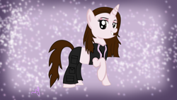 Size: 1920x1080 | Tagged: safe, pony, unicorn, eurovision 2023, eurovision song contest, noa kirel, noa kirel unicorn, ponified