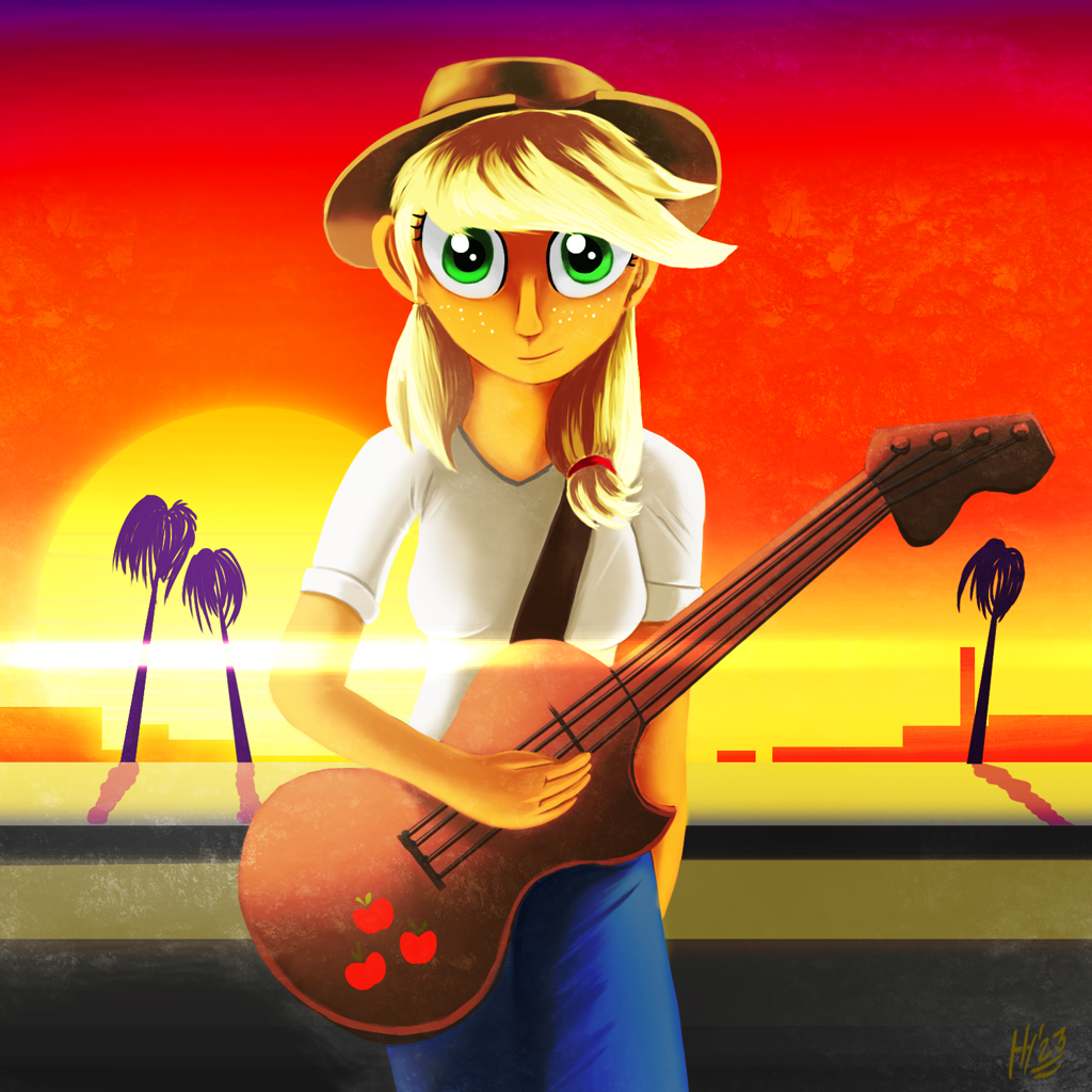 3124127 safe, artistjphyperx, applejack, human, equestria girls, g4