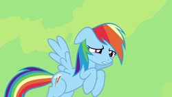 Size: 1280x720 | Tagged: safe, screencap, rainbow dash, pegasus, pony, daring don't, g4, solo