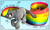 Size: 2500x1500 | Tagged: safe, artist:starcasteclipse, pony, commission, pride flag, pride month, solo, your character here