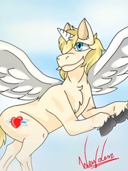 Size: 768x1024 | Tagged: safe, artist:weyden, oc, oc only, oc:kionagdl, alicorn, pony, solo