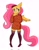 Size: 1616x2048 | Tagged: safe, artist:tysobro, fluttershy, pegasus, anthro, plantigrade anthro, g4, clothes, long socks, nervous, simple background, socks, solo, sweater, thigh highs, turtleneck, white background