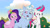 Size: 3072x1727 | Tagged: safe, screencap, alphabittle blossomforth, pipp petals, zipp storm, pegasus, pony, unicorn, g5, mare family mare problems, my little pony: tell your tale, spoiler:g5, spoiler:my little pony: tell your tale, female, frown, male, mare, open mouth, royal sisters (g5), siblings, sisters, stallion, swollen, trio