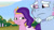 Size: 3072x1727 | Tagged: safe, screencap, alphabittle blossomforth, pipp petals, pegasus, pony, unicorn, g5, mare family mare problems, my little pony: tell your tale, spoiler:g5, spoiler:my little pony: tell your tale, spoiler:tyts01e51, duo, duo male and female, female, frown, male, mare, smiling, stallion, swollen