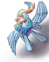 Size: 2006x2550 | Tagged: safe, artist:mugitya012, rainbow dash, pegasus, pony, g4, female, high res, simple background, solo, white background