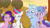 Size: 3072x1727 | Tagged: safe, screencap, alphabittle blossomforth, pipp petals, queen haven, zipp storm, pegasus, pony, unicorn, g5, mare family mare problems, my little pony: tell your tale, spoiler:g5, spoiler:my little pony: tell your tale, spoiler:tyts01e51, adorapipp, adorazipp, cute, dilated pupils, female, male, mare, royal sisters (g5), siblings, sisters, stallion, starry eyes, swollen, wingding eyes