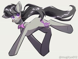 Size: 2048x1536 | Tagged: safe, artist:mugitya012, octavia melody, earth pony, pony, g4, bowtie, female, simple background, solo