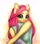 Size: 1843x2048 | Tagged: safe, artist:02vxmp, artist:minchyseok, fluttershy, anthro, g4, female, solo, ych example, your character here