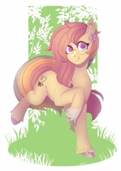 Size: 2905x4096 | Tagged: safe, artist:yutailaarts, oc, oc only, earth pony, pony, earth pony oc, female, glasses, solo