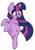 Size: 2404x3471 | Tagged: safe, artist:kindakismet, twilight sparkle, alicorn, pony, g4, female, high res, simple background, solo, twilight sparkle (alicorn), white background