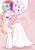 Size: 1903x2687 | Tagged: safe, artist:pledus, fleur-de-lis, sassy saddles, oc, pony, unicorn, g4, blushing, clothes, concave belly, dress, fusion, long legs, one eye closed, slender, tall, thin, wink