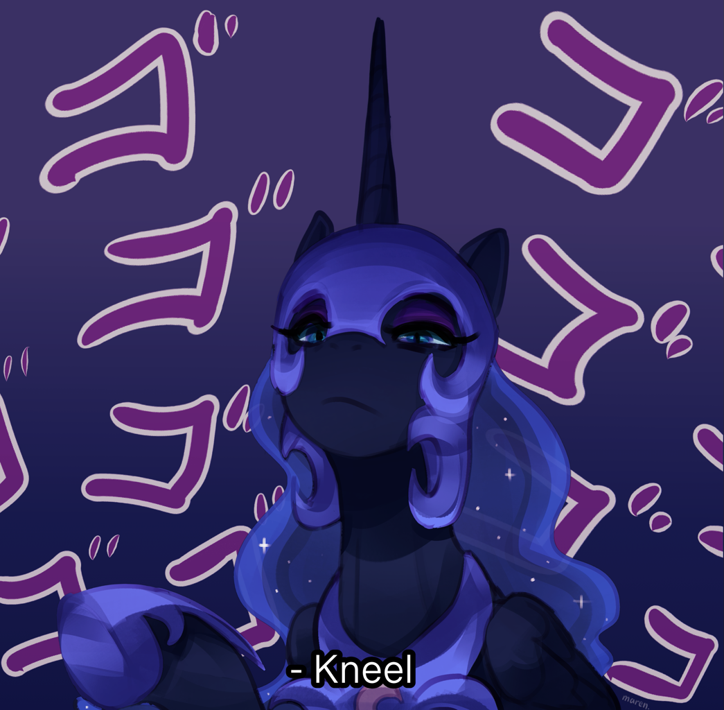 Mlp Menancing #3126036 - safe, artist:maren, nightmare moon, alicorn, pony, g4 ...