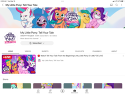 Size: 2160x1620 | Tagged: safe, screencap, hitch trailblazer, izzy moonbow, jazz hooves, pipp petals, sunny starscout, zipp storm, alicorn, earth pony, pegasus, pony, unicorn, a day in the life, all that jazz, g5, my little pony: tell your tale, nightmare night party, official, ponykind parade-emonium, spoiler:g5, spoiler:my little pony: tell your tale, spoiler:tyts01e27, spoiler:tyts01e30, spoiler:tyts01e41, spoiler:tyts01e45, female, for kids, ipad, male, mane five, mane stripe sunny, mare, race swap, stallion, sunnycorn, thumbnail, youtube channel, youtube link