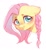 Size: 926x1000 | Tagged: safe, artist:melodylibris, fluttershy, pegasus, pony, g4, alternate hairstyle, blushing, braid, bust, cute, disembodied head, ear blush, female, floppy ears, mare, shyabetes, simple background, solo, white background